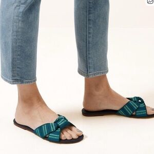 Rothy's The Knot Jungle Stripe Sandals size 8.5